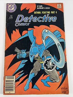 Buy Detective Comics #578 Newsstand Variant Year Two Part 4 McFarlane! DC Comics • 3.34£