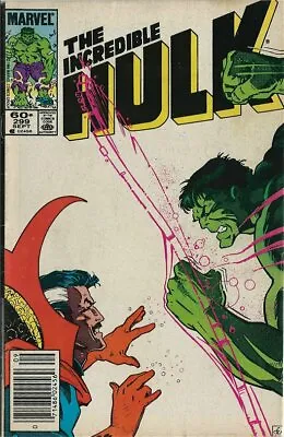 Buy 1984 Marvel - The Hulk # 299 - Doctor Strange 1st Mindless Hulk -Great Condition • 3.60£