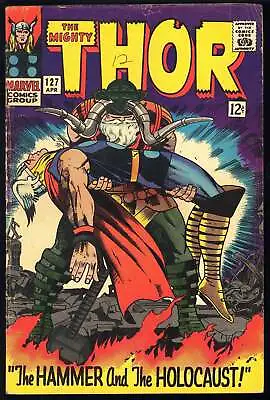 Buy Thor #127 Marvel Comics 1966 (VG) 1st Appearance Of Pluto! L@@K! • 22.23£