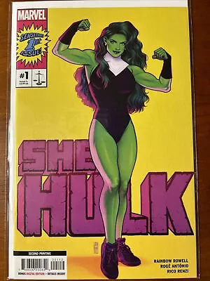 Buy She-hulk #1 2nd Print Jen Bartel Variant Marvel Comics 2022  • 3.16£