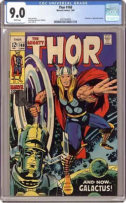 Buy Thor #160 CGC 9.0 1969 4327564004 • 207.88£