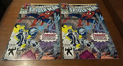 Buy The Amazing Spider-Man #359 (1992) Cameo Of Red Symbiote Material Lot Of 2 • 14.29£