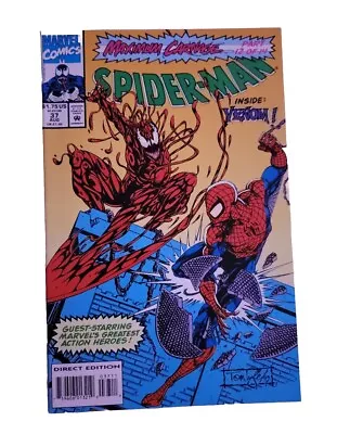 Buy Spider-Man #37 NM Maximum Carnage Part 12 Of 14 MCU 37 Marvel Comics 1993 • 13.41£