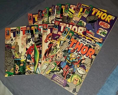 Buy THOR Lot Of 16 Comics From 1960s 123 132 133 135-138 140-143 145-149 - Low Grade • 193.52£