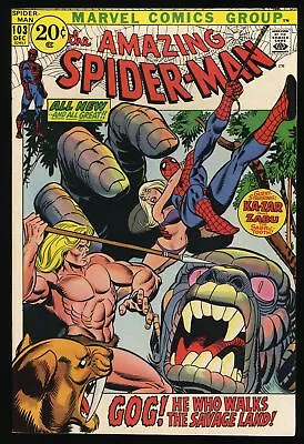 Buy Amazing Spider-Man #103 VF+ 8.5 1st Appearance Gog! Ka-Zar! Marvel 1971 • 51.17£