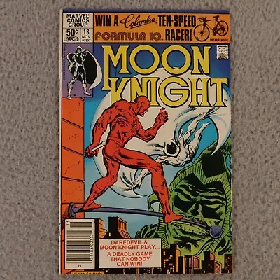 Buy Moon Knight #13 1981 Marvel 1st Battle Versus Daredevil Newsstand A2 • 59.73£