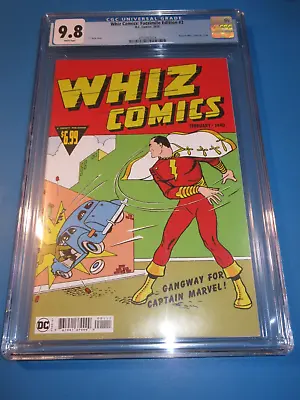 Buy Whiz Comics #2 Facsimile Reprint 1st Captain Marvel/Shazam CGC 9.8 NM/M  Gem Wow • 41.46£