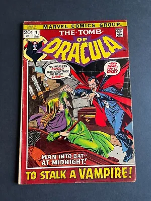 Buy Tomb Of Dracula #3 - 1st Appearance Of Rachel Van Helsing (Marvel, 1972) VG • 20.38£