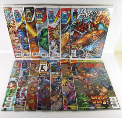 Buy The Avengers Bundle Job Lot #1-13 Full Run + #5 Variant (Vol 2,  1996-1997) • 29.99£