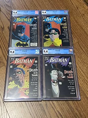 Buy Batman 426, 427, 428, 429 - Death In The Family Set - CGC 9.4 - CGC 9.8 Hot! • 394.51£