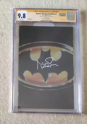 Buy Batman '89: Special Edition #1 Foil CGC SS Signature Series Michael Keaton 9.8 • 1,624.72£