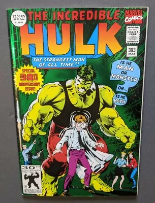 Buy Incredible Hulk 393 (1992) NM/M Uncertified. Spec 30th Anniv Issue. 1st Printing • 47.51£
