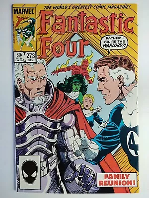 Buy Marvel Comics Fantastic Four #273 1st Appearance Nathaniel Richards; Origin Kang • 10.27£