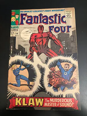 Buy Lot Of 2 *Key* FANTASTIC FOUR! #56, #58  (FN/VF) *Very Bright/Colorful/Glossy!* • 79.91£