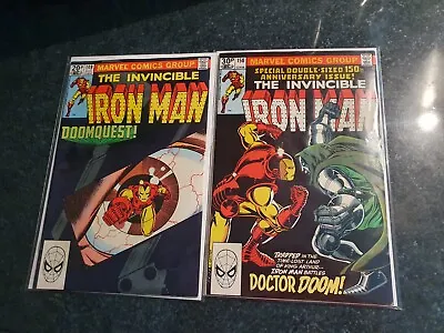 Buy Iron Man 149-150 Classic Bronze Age Dr Doom Time Travel Arc • 6.50£