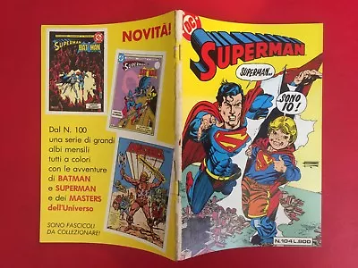Buy SUPERMAN #104 Ed.Cenisio (1984) Original Comic SUPERBOY LOIS LANE • 8.57£