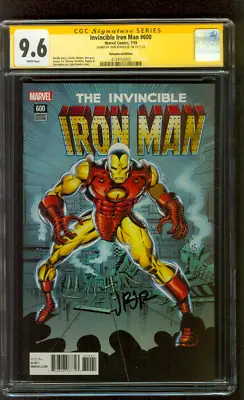 Buy Invincible Iron Man 600 CGC SS 9.6 Romita Jr  1: 500 Remastered Ed 7/18 • 237.17£