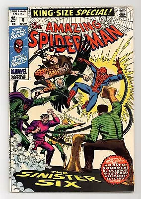 Buy Amazing Spider-Man Annual #6 VG+ 4.5 1969 • 56.13£