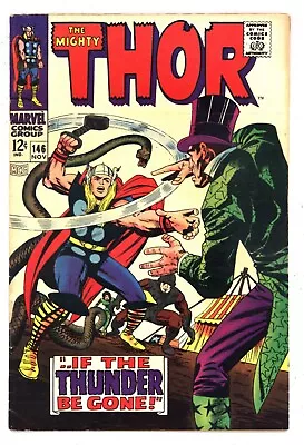 Buy Thor 146 VGF INHUMANS ORIGIN! Jack KIRBY Silver Age 1967 Marvel Comics Q278 • 19.99£
