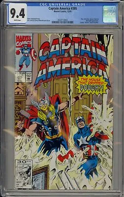 Buy Captain America #395 - Cgc 9.4 - Thor - Redskull - Quasar - Viper • 58.36£
