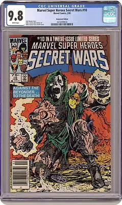 Buy Marvel Super Heroes Secret Wars #10N Newsstand Variant CGC 9.8 1985 4416099018 • 434.83£