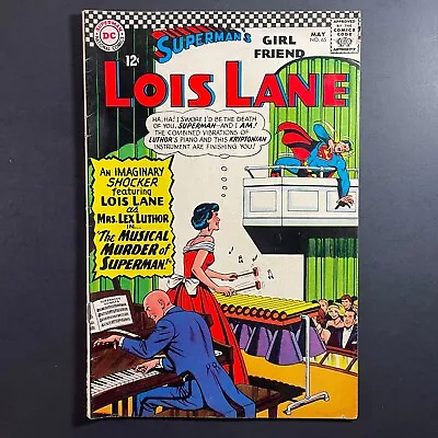Buy Superman's Girl Friend Lois Lane 65 Silver Age DC 1966 Lex Luthor Comic Siegel • 11.95£