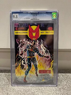 Buy Miracleman 1 - CGC 9.8 - White Pages - Alan Moore Story, Garry Leach Art - 1985 • 125£