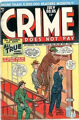 Buy Crime Does Not Pay  # 65   VERY GOOD   July 1948   Biro Cover  Barry, Moore, • 47.44£