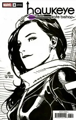 Buy Hawkeye Kate Bishop Issue # 3 NEW Marvel Comics Jim Cheung Headshot Sketch Cover • 4.99£