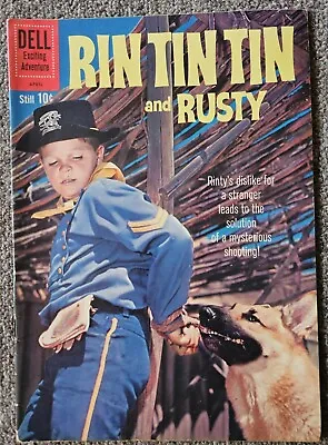 Buy Dell Exciting Adventure Comic Rin Tin Tin & Rusty 1961 #37 Silver Age Photo • 11.10£