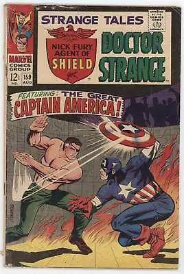 Buy Strange Tales 159 Marvel 1967 VG Nick Fury Captain America Jim Steranko • 43.54£