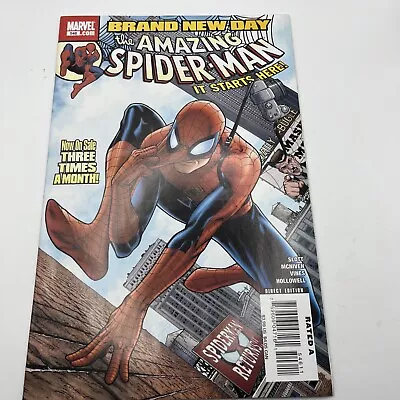 Buy Marvel Amazing Spider-Man #546 1st Appearance Of Mr. Negative Comics 2008 • 20.79£