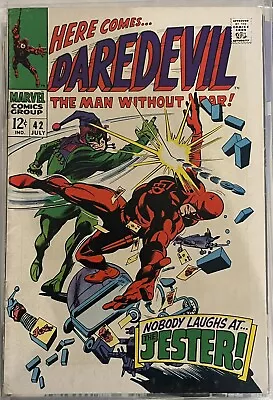 Buy Daredevil #42 1968 1St Appearance And Origin Of The Jester , Mid Grade • 23.98£