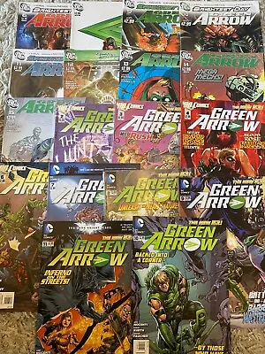 Buy GREEN ARROW Bundle Lot Of 18 DC Comics  -  2011  6 8-15 New 52 2-4 6-11  All NM • 17.95£