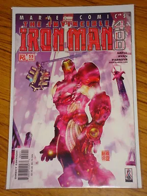 Buy Ironman #55 Vol3 The Invincible Marvel Comics July 2002 • 3.99£