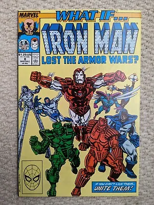 Buy What If...? Issue 8 - Iron Man Lost The Armour Wars 1989 • 2.99£