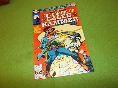 Buy MARVEL PREMIERE # 54 The Coming Of Caleb Hammer MARVEL COMICS • 4.70£