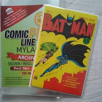 Buy Comic Pro  Mylar / Mylites  Standard Size  Pack Of 25 Sleeves  Brand New Stock.  • 12.99£