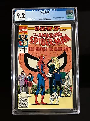 Buy What If... #21 CGC 9.2 (1991) - Amazing Spider Man Annual #21 Cover - Black Cat • 35.97£