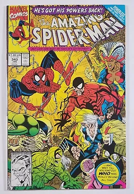 Buy Amazing Spider-Man #343 High Grade Direct Marvel 1991 • 5.51£