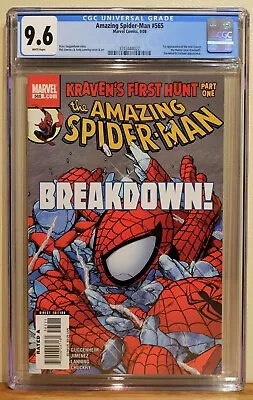 Buy Amazing Spider-man #565 Cgc 9.6 - White Pages *1st App. Of New Kraven* • 160.63£