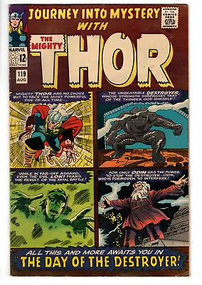 Buy Journey Into Mystery #119 (1965) - Grade 6.0 - 1st App Of Warriors Three - Thor! • 118.95£