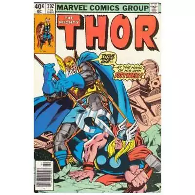 Buy Thor (1966 Series) #292 Newsstand In Fine + Condition. Marvel Comics [d] • 4.64£