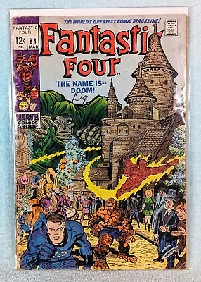 Buy Fantastic Four #84 (Marvel, 1969) Doctor Doom Iconic Cover - Stan Lee Jack Kirby • 14.97£