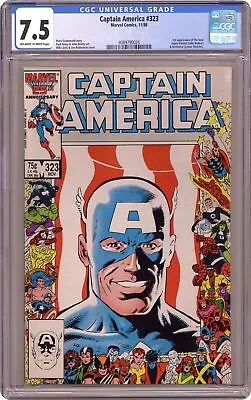 Buy Captain America #323D CGC 7.5 1986 4089790024 1st App. Super Patriot • 42.69£