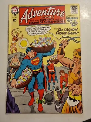 Buy Adventure Comics No 360 September 1967 : The Legion Chain Gang! • 8£