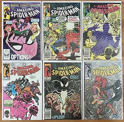 Buy Amazing Spider-Man #243,246,247,253,255,258 1983 Lot Nm • 39.42£
