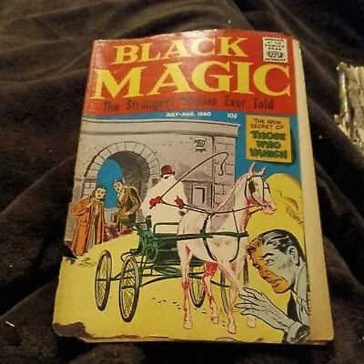 Buy Black Magic V. 7 #3 Simon Ayers Mermaids Horror & Suspense Prize 1960 Silver Age • 12.34£