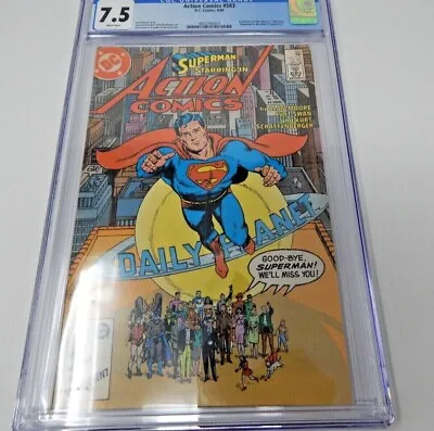 Buy Action Comics 583 9/86 D.C. Comics CGC 7.5 • 41.54£
