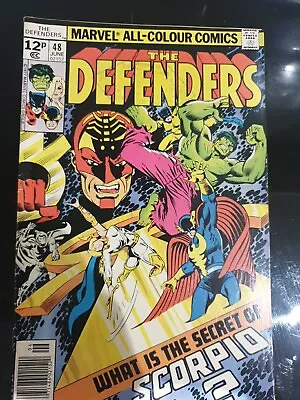 Buy The Defenders 48, Marvel Comics, 1977, SCORPIO, MOON KNIGHT • 0.99£